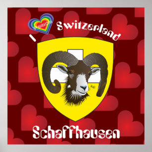 Schaffhausen - Schweiz - Suisse - Svizzera Poster