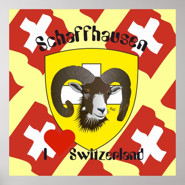 Schaffhausen - Schweiz - Suisse - Svizzera Poster (Front)