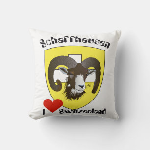Schaffhausen Switzerland Kissen Throw Pillow