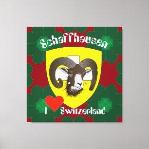 Schaffhausen - Switzerland - Suisse - Leinwand Canvas Print