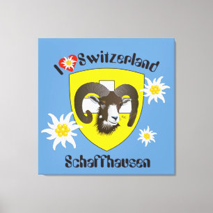 Schaffhausen - Switzerland - Suisse - Leinwand Canvas Print