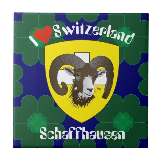 Schaffhausen - Switzerland - Suisse - Svizzera Fli Tile (Front)