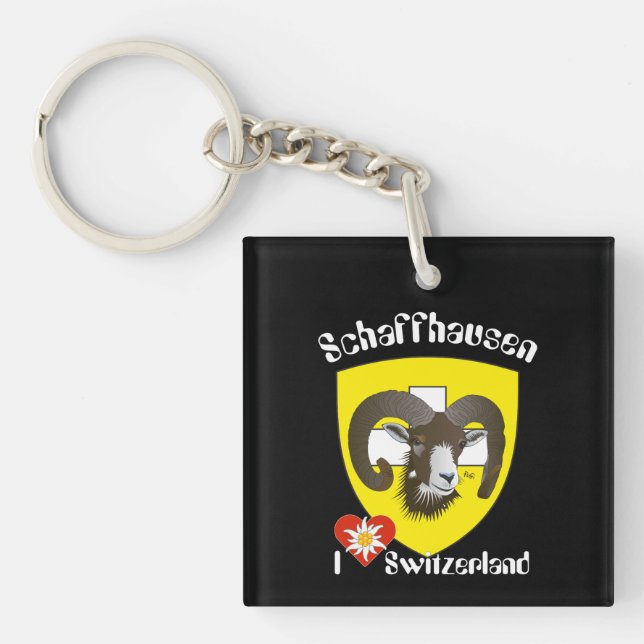 Schaffhausen - Switzerland - Suisse - Svizzera Keychain (Front)