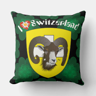 Schaffhausen - Switzerland - Suisse - Svizzera Kis Throw Pillow