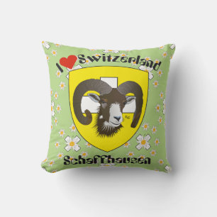 Schaffhausen - Switzerland - Suisse - Svizzera Kis Throw Pillow
