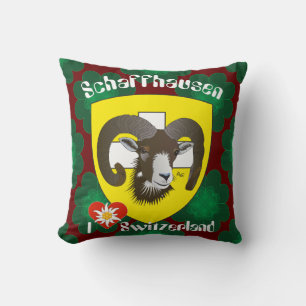 Schaffhausen - Switzerland - Suisse - Svizzera Kis Throw Pillow