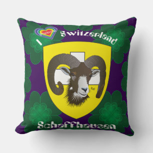 Schaffhausen - Switzerland - Suisse - Svizzera Kis Throw Pillow