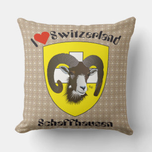 Schaffhausen - Switzerland - Suisse - Svizzera Kis Throw Pillow