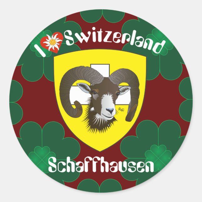Schaffhausen Switzerland Suisse Svizzera Sticker (Front)