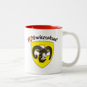 Schaffhausen Switzerland Suisse Svizzera Tasse Two-Tone Coffee Mug