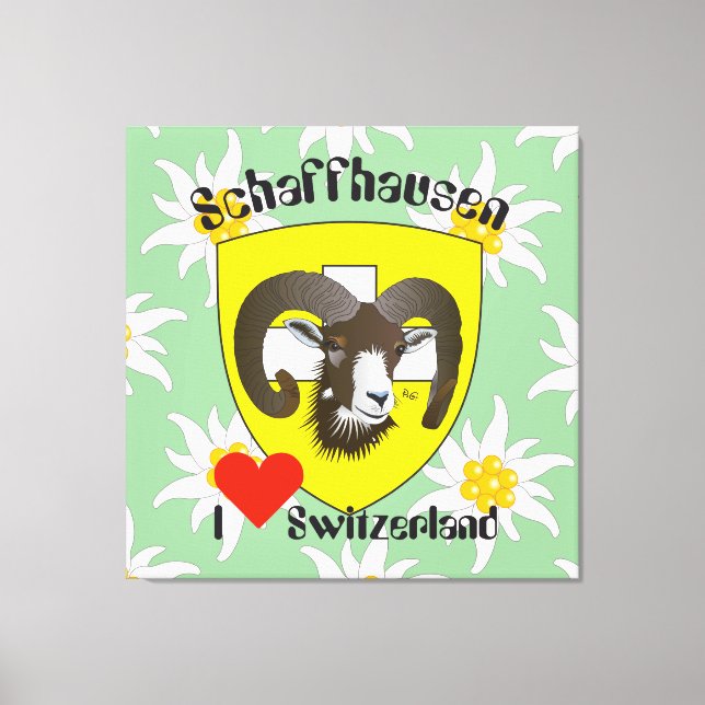 Schaffhouse - Suisse - Toile (Recto)