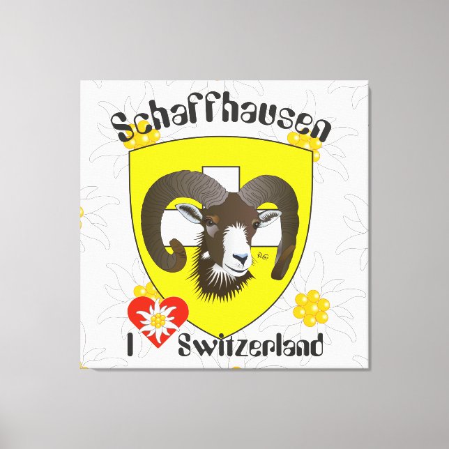 Schaffhouse - Suisse - Toile (Recto)