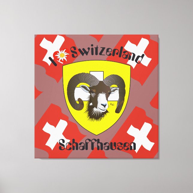 Schaffhouse - Suisse - Toile (Recto)