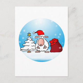 Schafsweihnacht Postcard