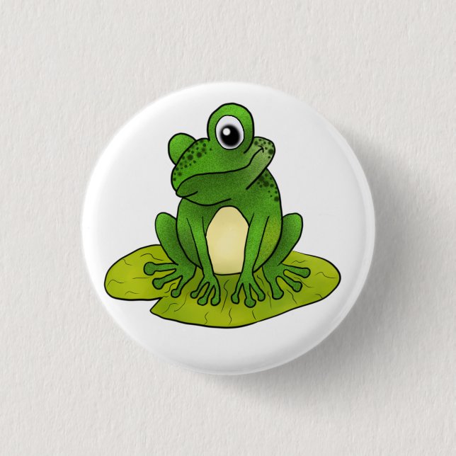 Schau mich an  1 inch round button (Front)