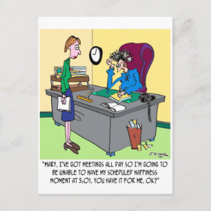 Scheduled Happiness Minute Postcard