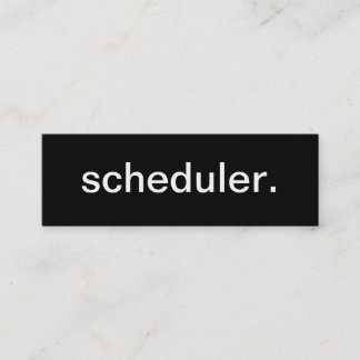 Scheduler Business Card
