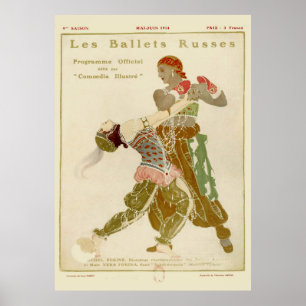Schéhérazade, Léon Bakst & the Ballets Russes Poster