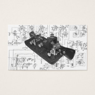 Schéma de clé radio du code Morse