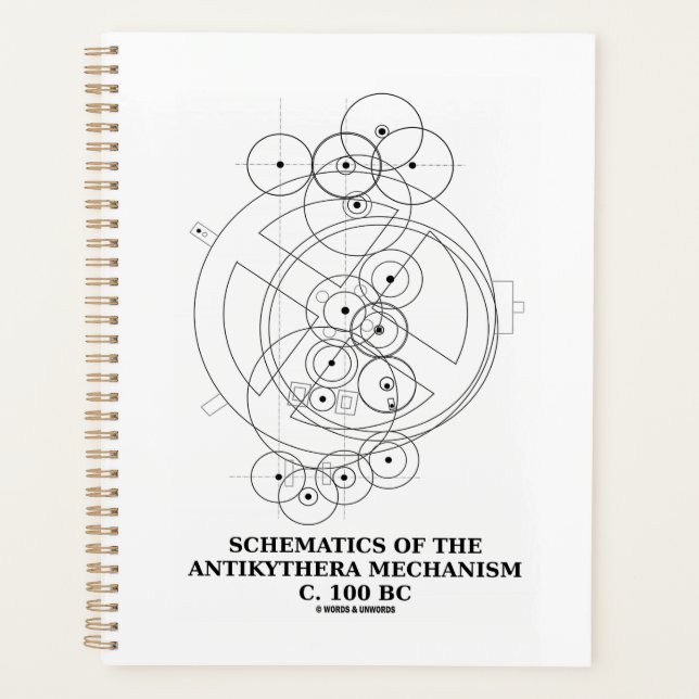 Schéma Du Mécanisme Antikythérien (Schéma) (Devant)