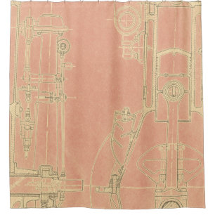 Schematic Drawing Old blueprint rustic colours sof