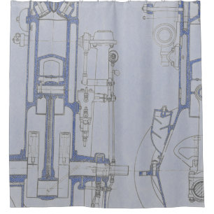 Schematic Drawing Old blueprint rustic colours sof