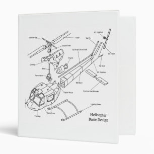 Schematic of the Major Components in a Helicopter Binder