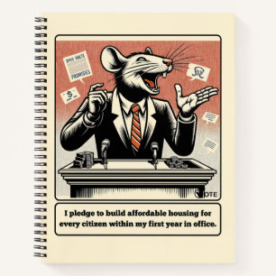 Scheming Tails: The Conniving Rat Politician  Notebook