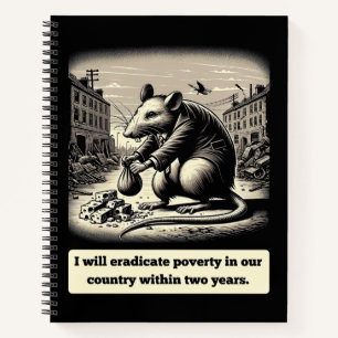 Scheming Tails: The Conniving Rat Politician  Notebook