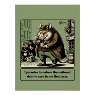 Scheming Tails: The Conniving Rat Politician  Poster