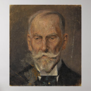 Schiele - Men's Portrait Around 1910 Poster