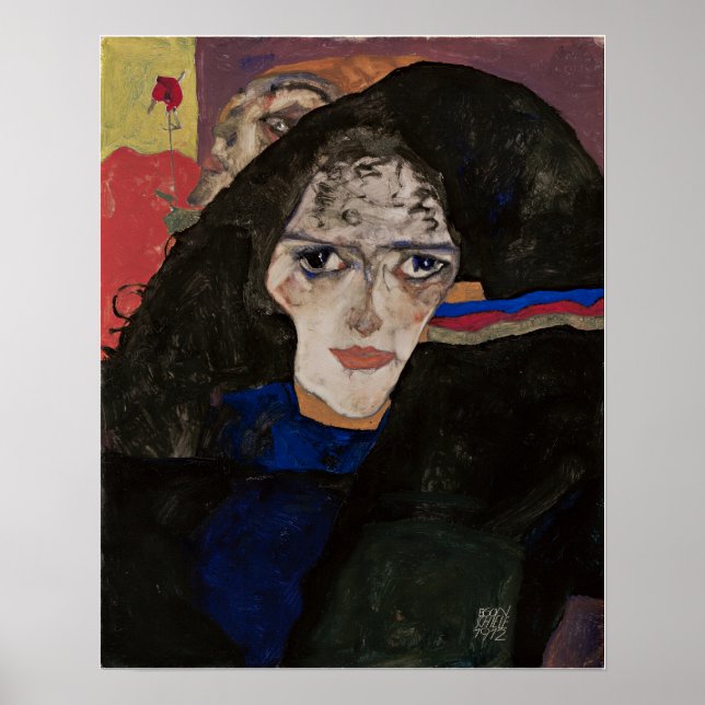 Schiele - Mourning Woman Poster (Front)