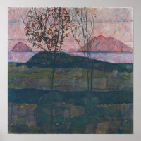 Schiele - Setting Sun