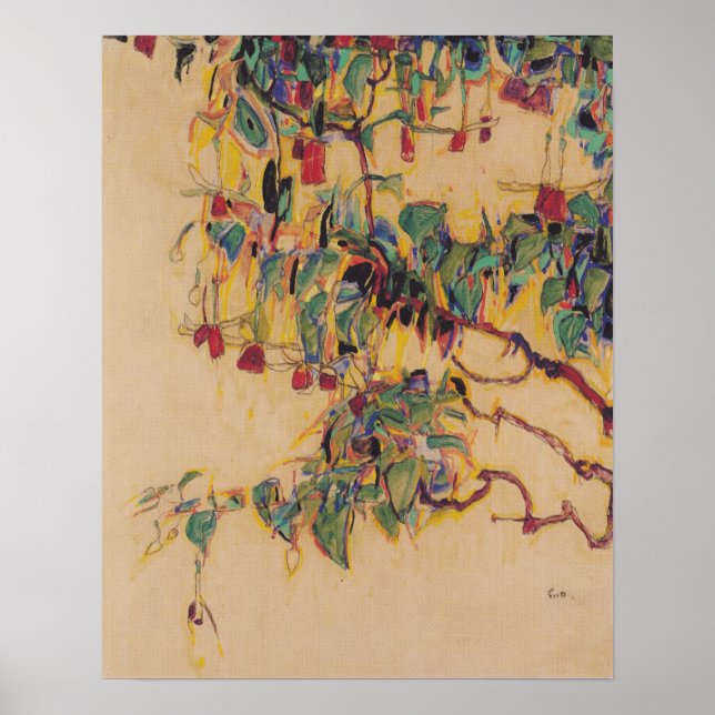 Schiele - Sun Tree 1910 Poster (Front)