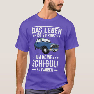 Schiguli Lada Russia car funny saying girl vintage T-Shirt