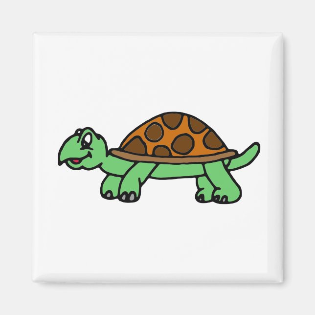 Schildkröte Lustig Magnet (Front)