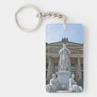 Schiller Statue in Berlin Keychain