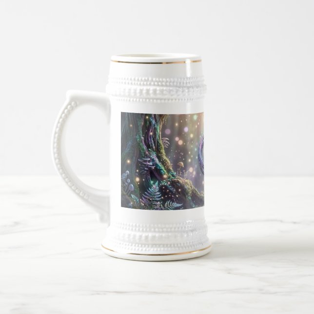 Schimeri logo decor beer stein (Left)