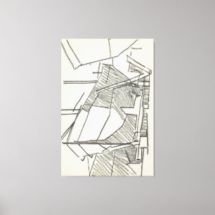 Schip op een werfhelling canvas print