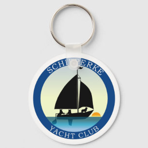 Schipperke Boat Dog Keychain