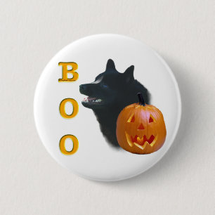 Schipperke Boo 2 Inch Round Button