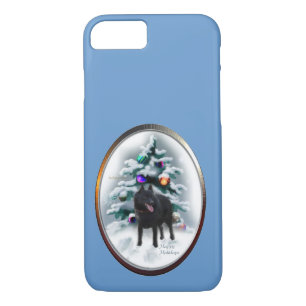Schipperke Christmas Case-Mate iPhone Case