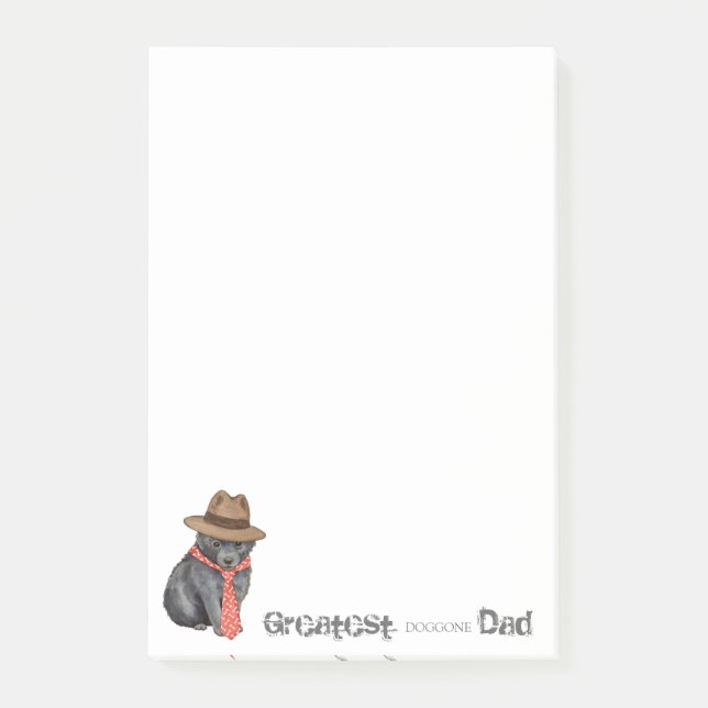 Schipperke Dad Post-it Notes (Front)