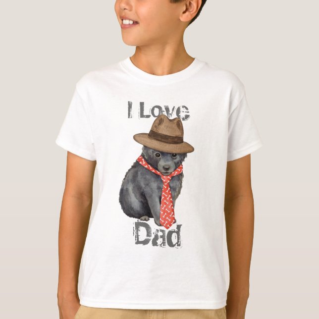 Schipperke Dad T-Shirt (Front)