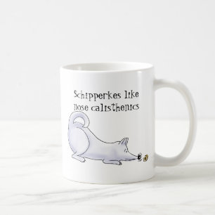 Schipperke Dog Cartoon Coffee Mug