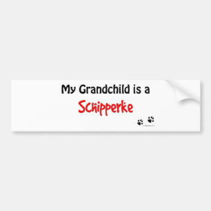 Schipperke Grandchild Bumper Sticker