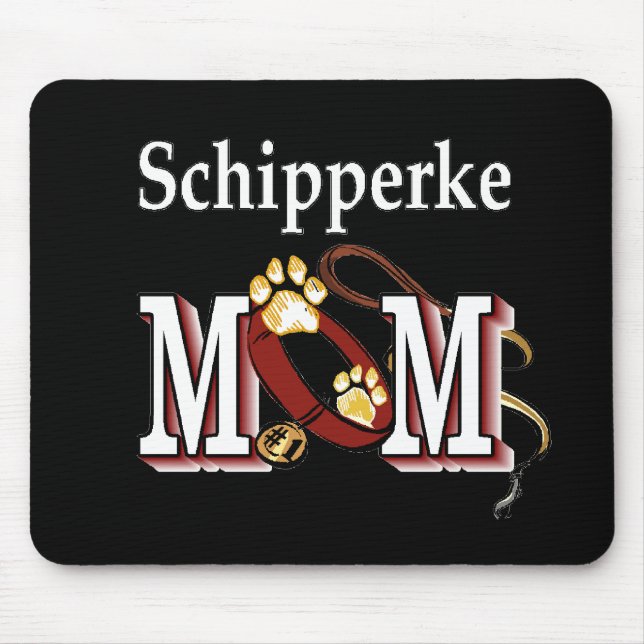 Schipperke MOM Gifts Mouse Pad (Front)