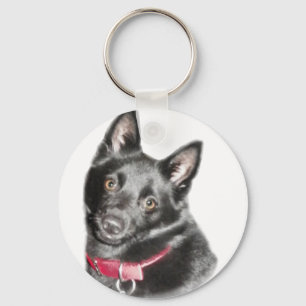 Schipperke Picture Keychain