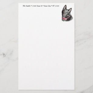 Schipperke Picture Stationery