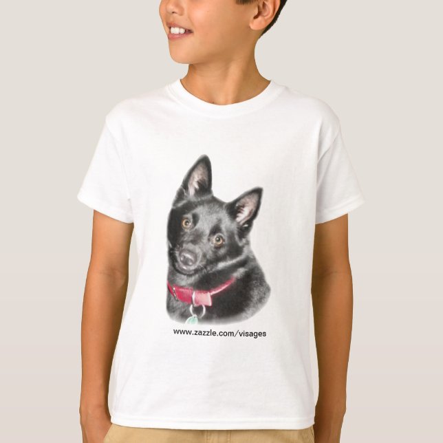Schipperke Picture T-Shirt (Front)